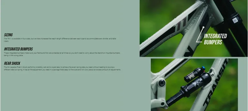 Transition TR11 Alloy Downhill Complete MTB Bike SRAM GX Raw-8